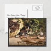 De grotto Notre Dame, Lourdes, Pyreneeën, Frankrij Briefkaart (Voorkant / Achterkant)