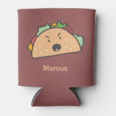 De Grouchy Taco gepersonaliseerd met naam Blikjeskoeler (Voorkant)