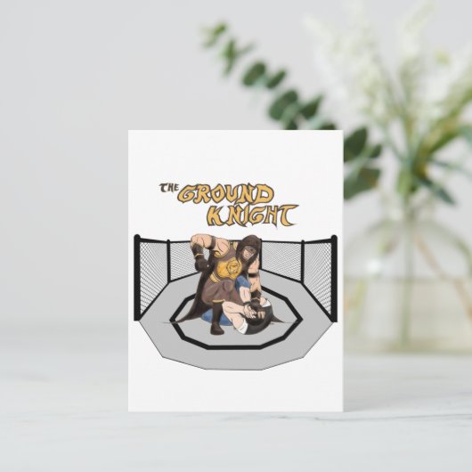 De Ground Knight Briefkaart (Staand voorkant)