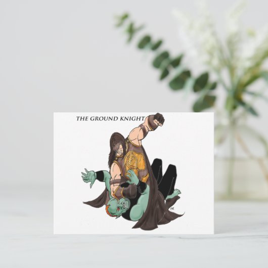 De Ground Knight Briefkaart (Staand voorkant)