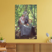 De grove canvas afdruk (Insitu (Woonkamer))