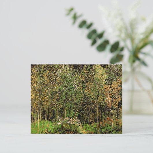 De Grove van Vincent van Gogh Briefkaart (Staand voorkant)