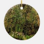 De Grove van Vincent van Gogh Keramisch Ornament (Achterkant)