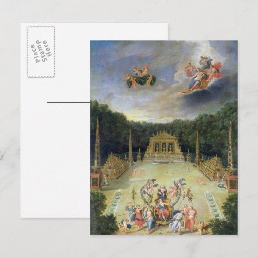 De Groven van Versailles. L'Arc de Triomphe Briefkaart (Voorkant / Achterkant)