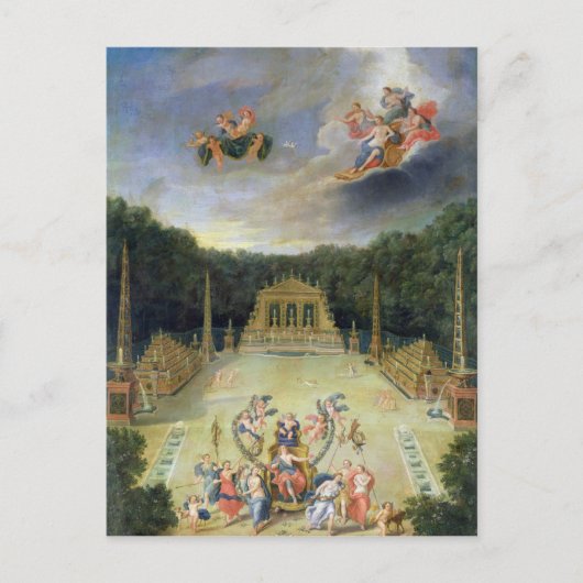 De Groven van Versailles. L'Arc de Triomphe Briefkaart (Voorkant)