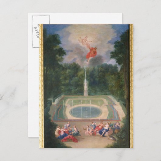 De Groven van Versailles met Mars Briefkaart (Voorkant / Achterkant)
