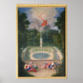 De Groven van Versailles met Mars Poster (Voorkant)
