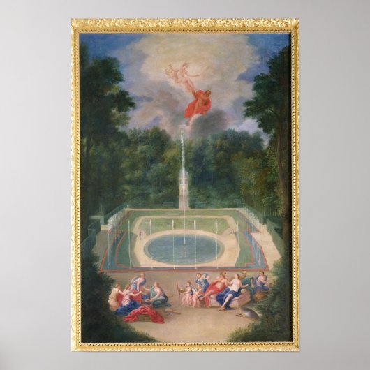 De Groven van Versailles met Mars Poster (Voorkant)