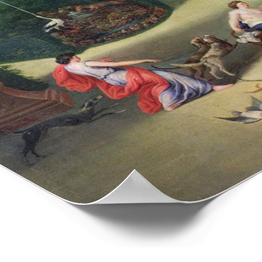 De Groven van Versailles Poster (Hoek)