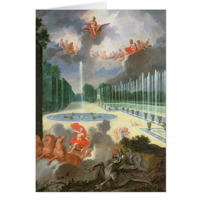 De Groven van Versailles. Uitzicht van Drakenpool (Voorkant)