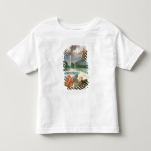 De Groven van Versailles. Uitzicht van Drakenpool Kinder Shirts