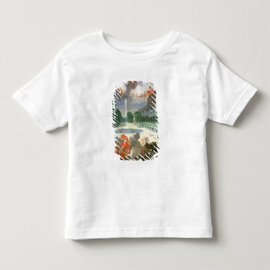 De Groven van Versailles. Uitzicht van Drakenpool Kinder Shirts (Voorkant)