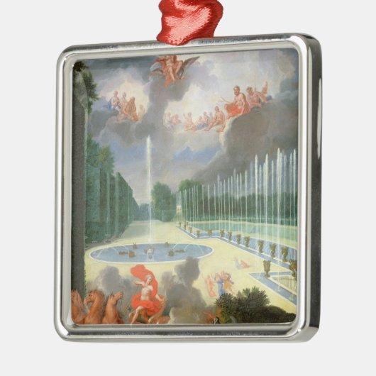 De Groven van Versailles. Uitzicht van Drakenpool Metalen Ornament (Links)
