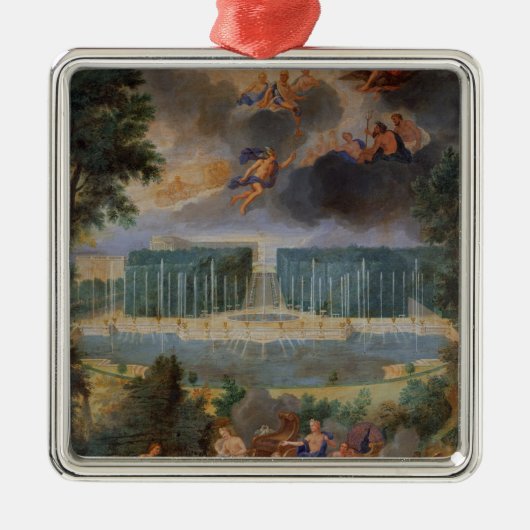 De Groven van Versailles. Uitzicht van het zwembad Metalen Ornament (Voorkant)