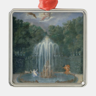 De Groven van Versailles. Uitzicht van ster of wat Metalen Ornament