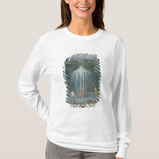 De Groven van Versailles. Uitzicht van ster of wat T-shirt (Voorkant)