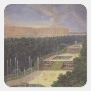 De Groven van Versailles Vierkante Sticker