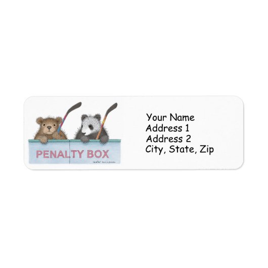 De Gruffies® Adresetiketten Etiket (Voorkant)