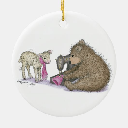 De Gruffies®-versieringen Keramisch Ornament (Achterkant)