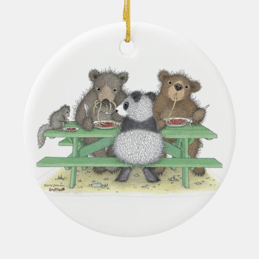 De Gruffies®-versieringen Keramisch Ornament (Achterkant)