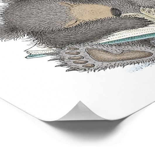 De Gruffies® Wall Art Poster (Hoek)