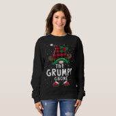 De grumpy Gnome Matching Family Kerstmis Pajama Trui (Voorkant volledig)