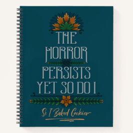 De gruwel houdt aan, dus ik bakte sarcastische koe notitieboek