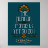 De gruwel houdt aan, dus ik bakte sarcastische koe poster (Voorkant)