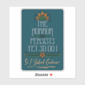 De gruwel houdt aan, dus ik bakte sarcastische koe sticker (Vel)