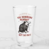 De gruwelen duren voort, maar ik ook glas (Achterkant)
