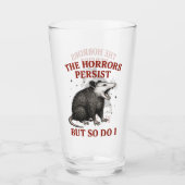 De gruwelen duren voort, maar ik ook glas (Voorkant)