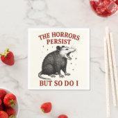 De gruwelen duren voort, maar ik ook servet (Insitu)