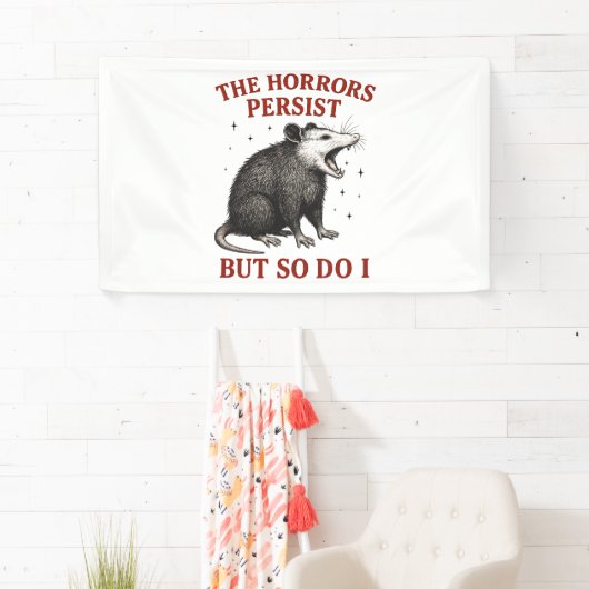 De gruwelen duren voort, maar ik ook spandoek (Insitu)