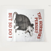 De gruwelen duren voort, maar ik ook wandkleed (Voorkant (horizontaal))