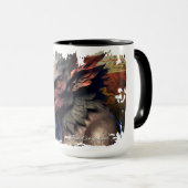 De Gryphon (Grieks) - Duivels Drinkgerei Mok (Voorkant rechts)