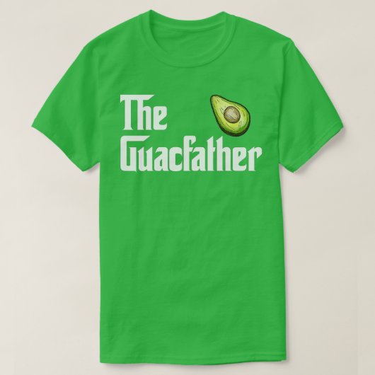 De Guacamole Father Funny Avocado Lover Gift T-shirt (Design voorkant)