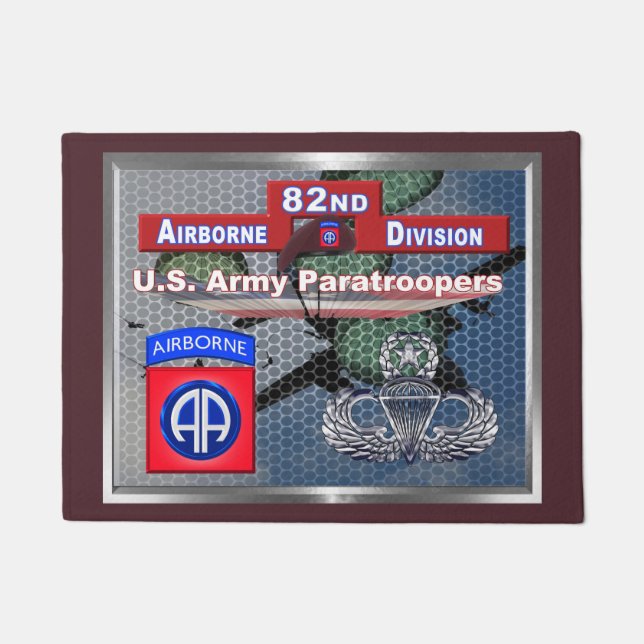 De Guardian 82nd Airborne Divisio van de Verenigde Deurmat (Voorkant)