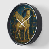De Guardian Lamassu Wandklok (Hoek)