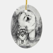 DE GUARDIANS Chow en Foo Dog Ornament (Voorkant)