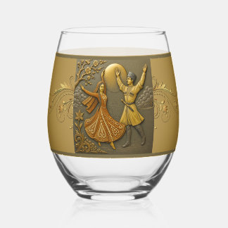 De Guardians of the Dance Drinkware Set zonder ste Wijnglas Zonder Voet