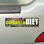 De Guerrilla Diet-Bumpersticker Bumpersticker (Op auto)