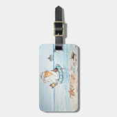 De Guinese varken snijden op de zeebodem Bagagelabel (Voorkant verticaal)