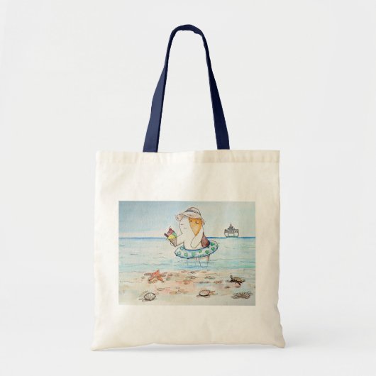 De Guinese varken snijden op de zeebodem Tote Bag (Voorkant)