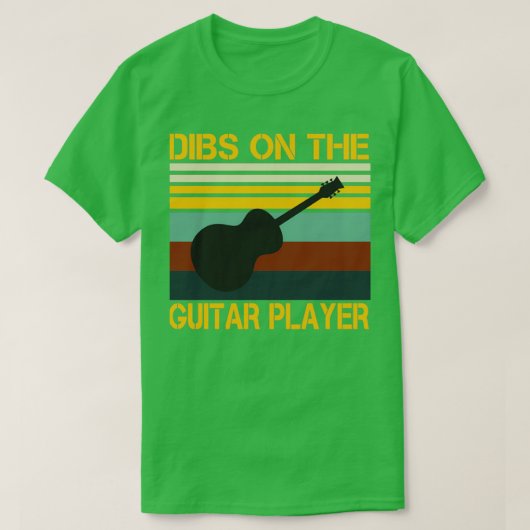 De Guitar Player Guitar Lovers Gift Idee  T-shirt (Design voorkant)