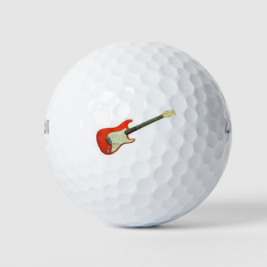 ***DE GUITAR-SPELER** GOLF BALL GOLFBALLEN (Voorkant)
