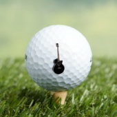 ***DE GUITAR-SPELER** GOLF BALL GOLFBALLEN (Insitu Shirt)