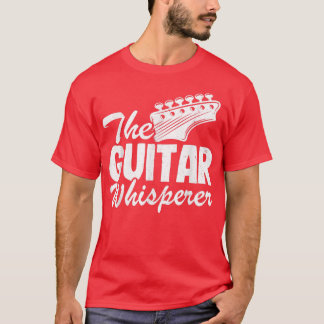 De Guitar Whisperer Guitarist Papa Mannen Gu T-shirt