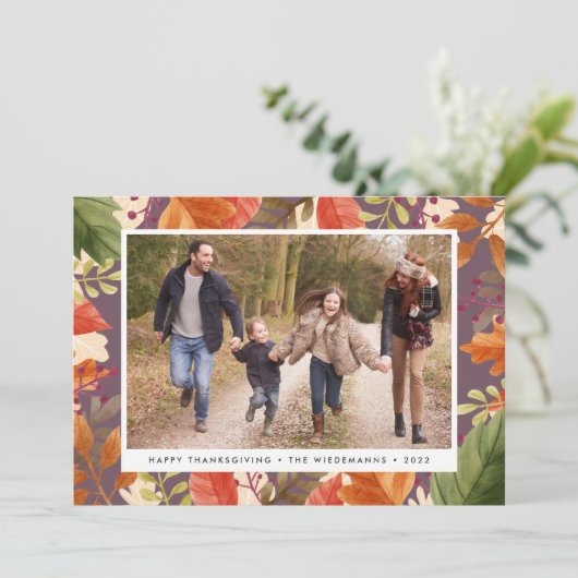 De Gulle gift van de herfst | Kaart van de Foto (Staand voorkant)