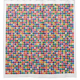 De gumballmachine douchegordijn