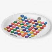 De gumballmachine papieren bordje (Gekanteld)